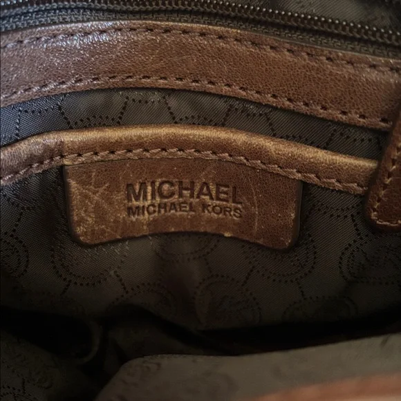 Michael Kors purse Milo Leather satchel - Picture 6 of 7